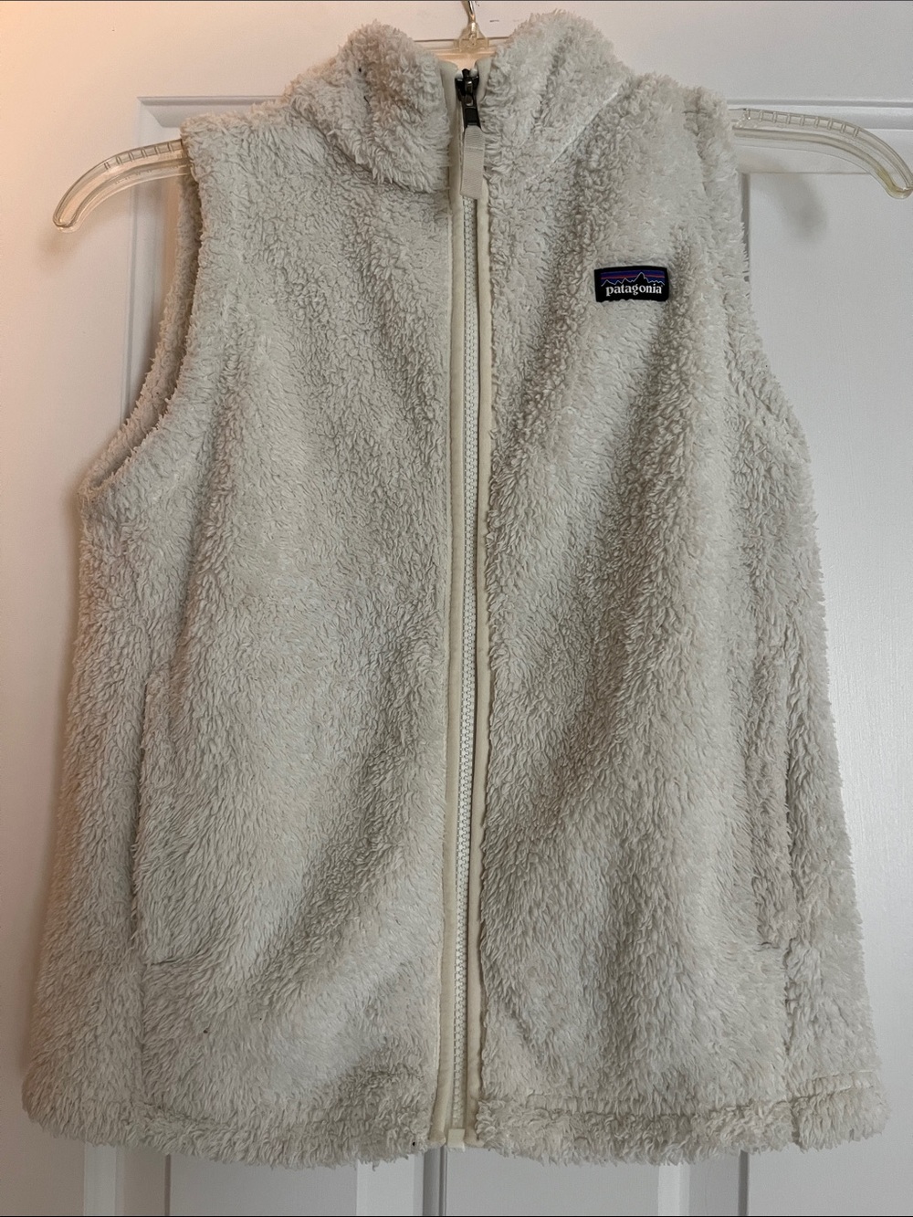 Patagonia Kids Cream Sherpa Fleece Vest